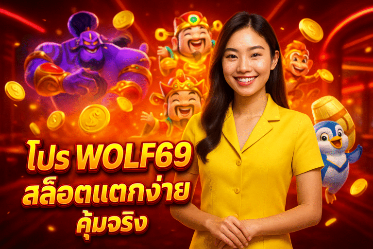 โปร WOLF69 สล็อตแตกง่าย คุ้มจริง