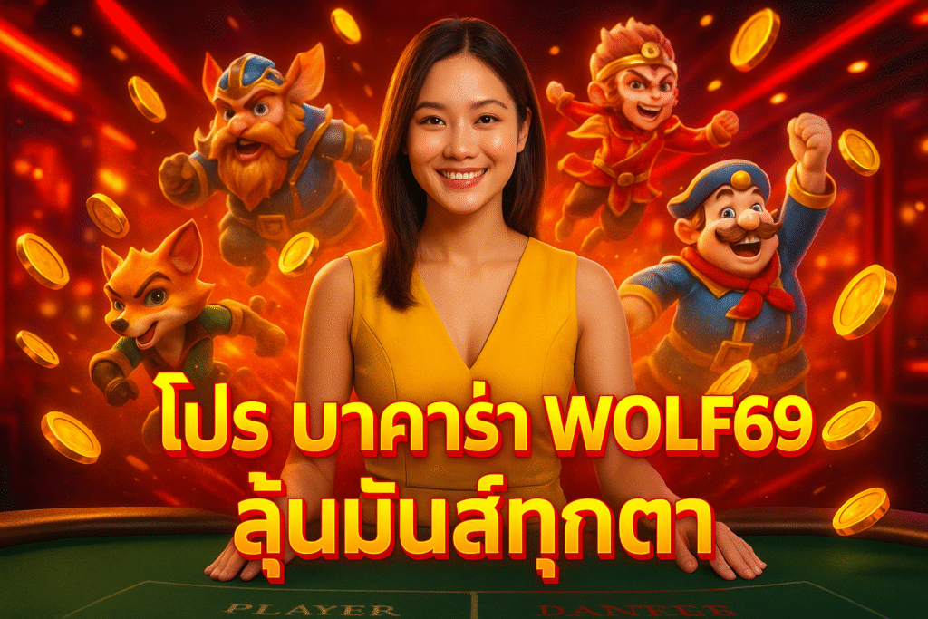 โปร บาคาร่า WOLF69 ลุ้นมันส์ทุกตา